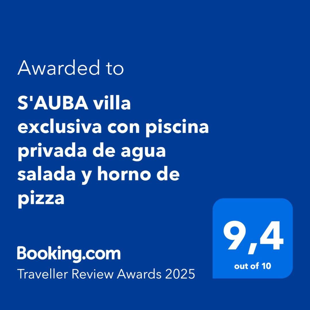 S'Auba Villa Exclusiva Con Piscina Privada De Agua Salada Y Horno De Pizza Es Mercadal Extérieur photo